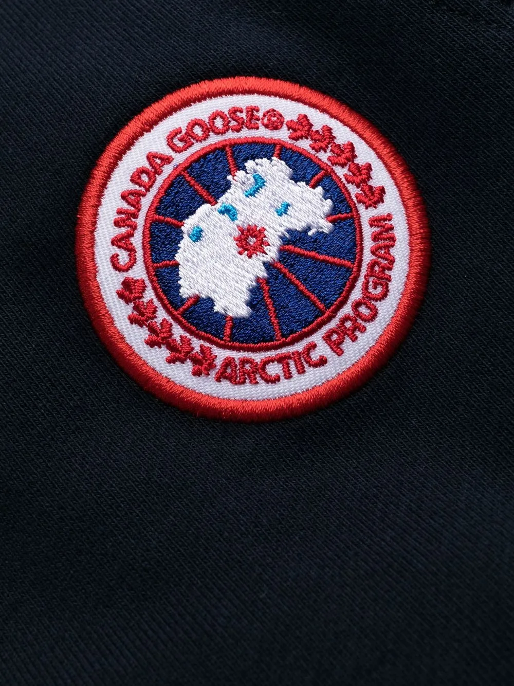 CANADA GOOSE cotton Logo embroidery sweat Trainer tops 7400M black L
