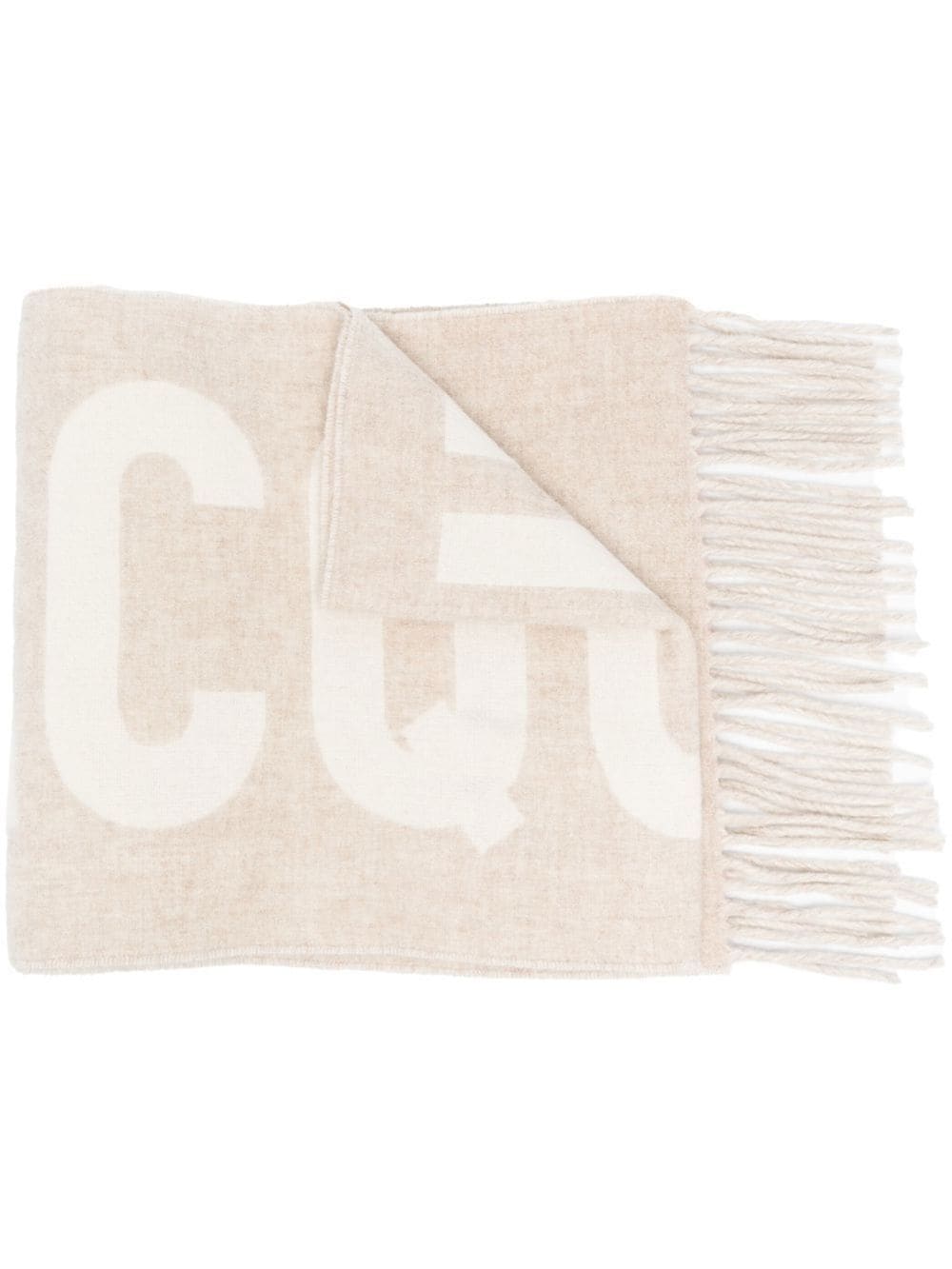 Jacquemus L'echarpe  Virgin-wool Scarf In Neutrals