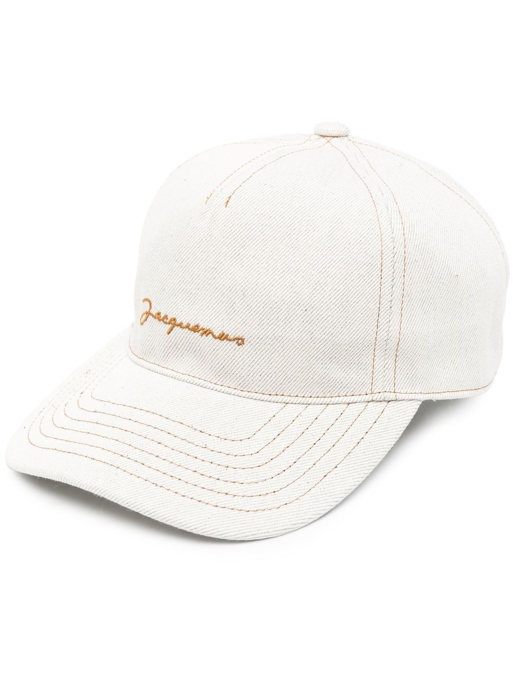 

Jacquemus logo embroidered cap - Neutrals