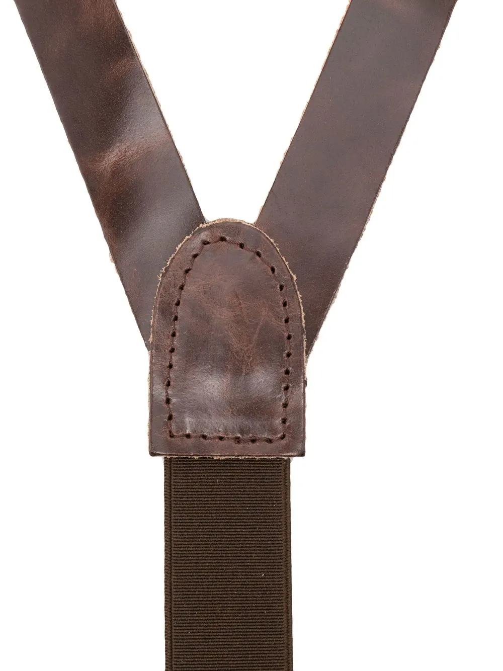 Paolo Pecora Kids Bretelle in pelle con bordo non rifinito | Cinture cuoi | Image 2