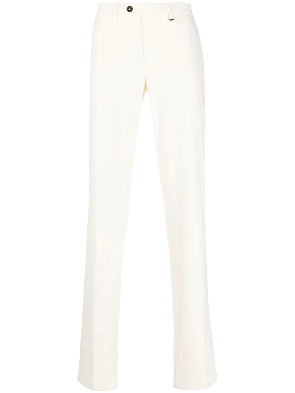 

Canali pantalones chinos con tiro medio - Blanco