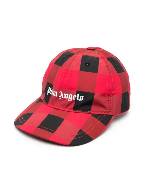 Palm Angels Kids gorra con logo estampado