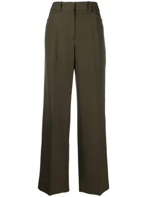 Farfetch Donna Abbigliamento Pantaloni e jeans Pantaloni Pantaloni a zampa Pantaloni a gamba ampia Primula Nero 