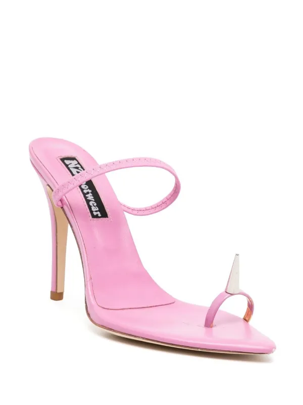 Hot pink high outlet heel sandals