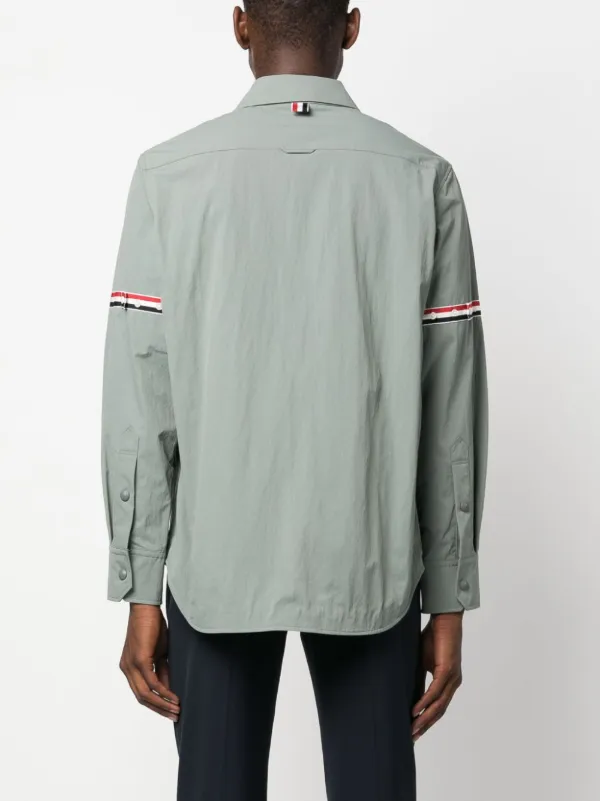 【全新美品】THOM BROWNE RWBアームバンド シャツ　サイズ4