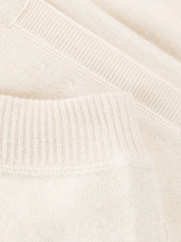 FENDI wool-cashmere Knit Trousers | White | FARFETCH