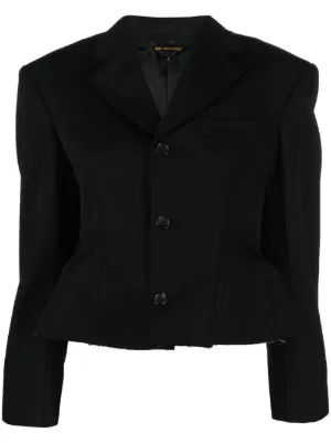 Kleding Gender-neutrale kleding volwassenen Blazers Vintage Comme des Garcons Wol Blazer Jas Maat Medium 