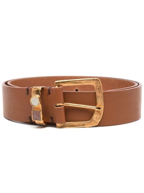 Nick Fouquet embellished-detail leather belt