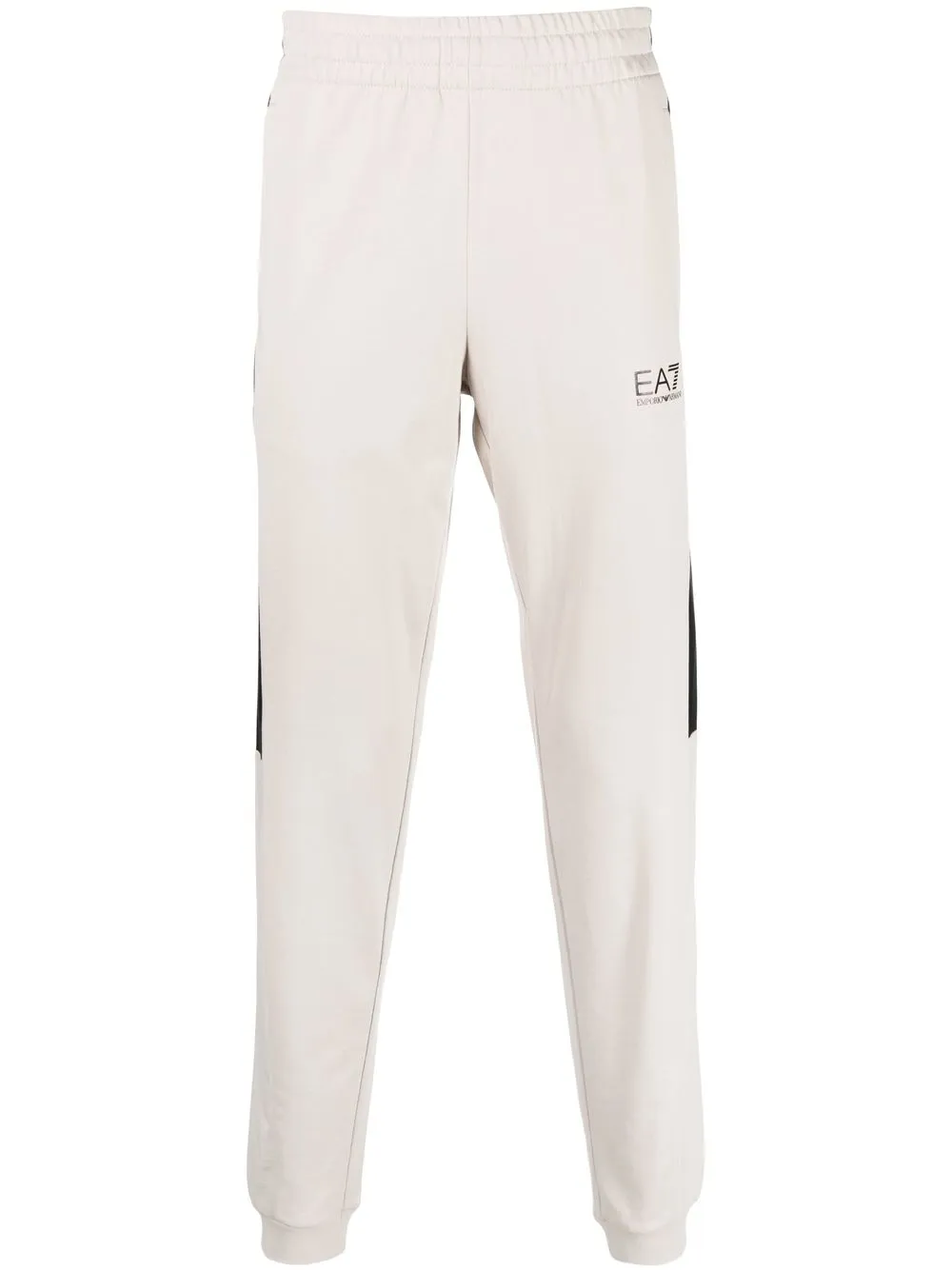 

Ea7 Emporio Armani panelled tapered track pants - Neutrals