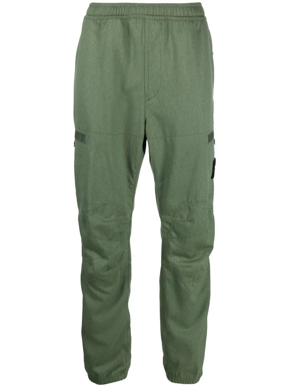 

Stone Island pantalones rectos con pretina elástica - Verde