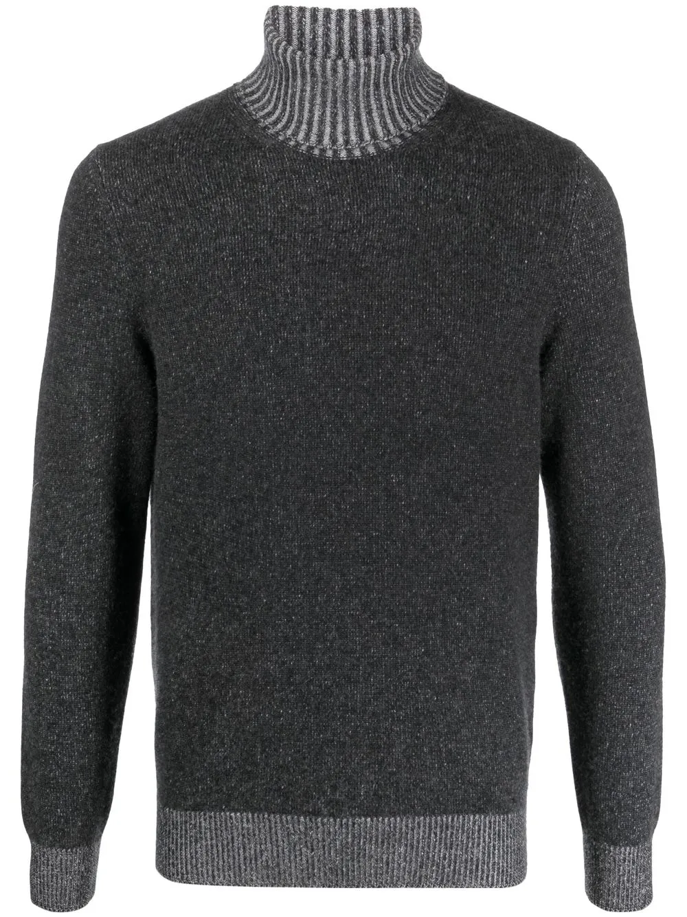 

Malo ribbed-knit roll neck sweater - Grey