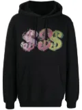 Maharishi graphic-print drawstring hoodie - Black