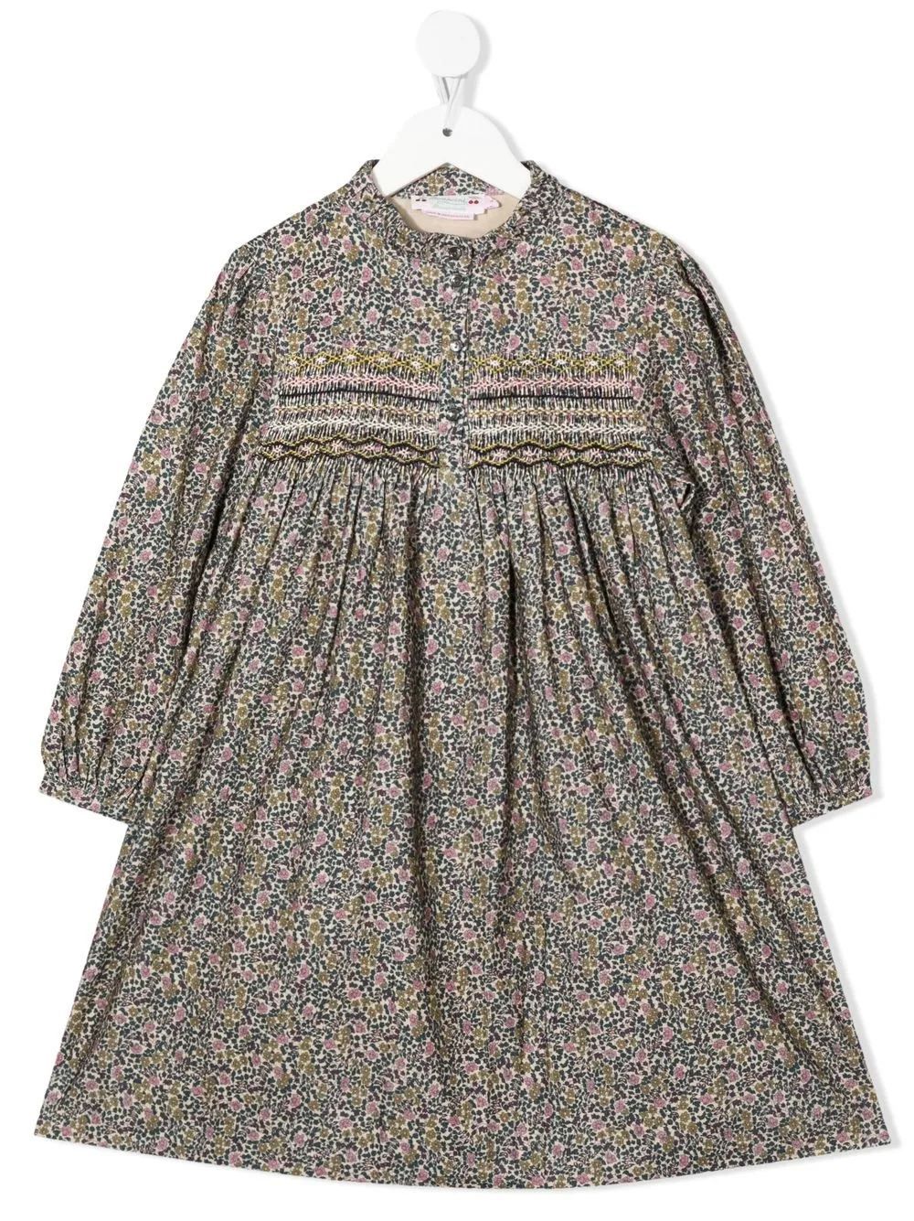 

Bonpoint all-over floral-print shirt dress - Neutrals