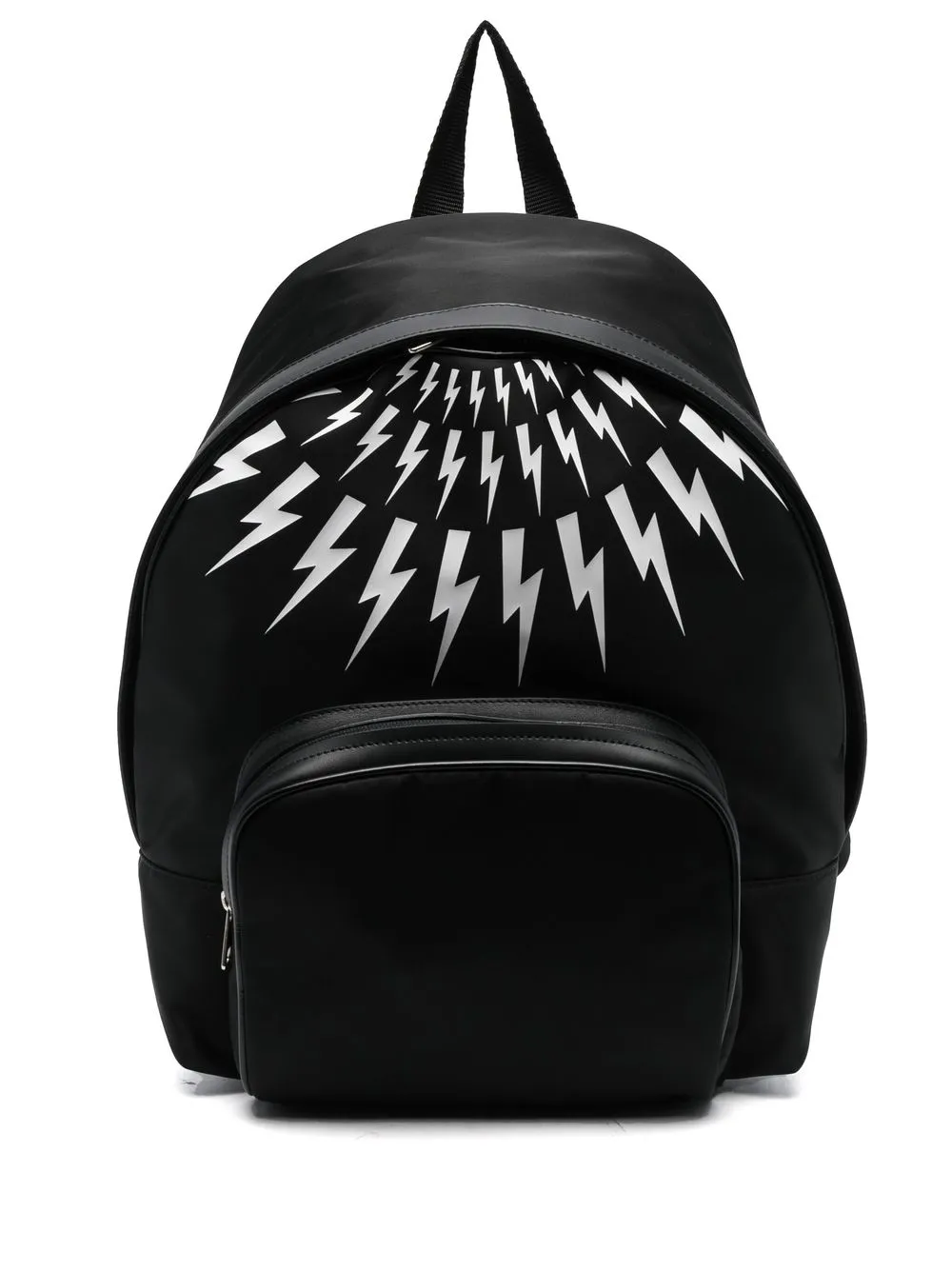 

Neil Barrett mochila con estampado Thunderbolt - Negro