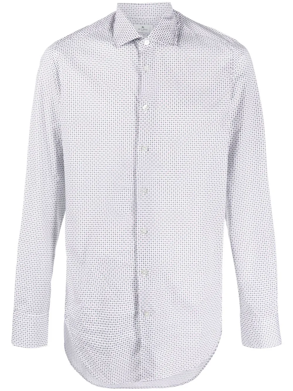 

ETRO camisa estampada manga larga - Blanco