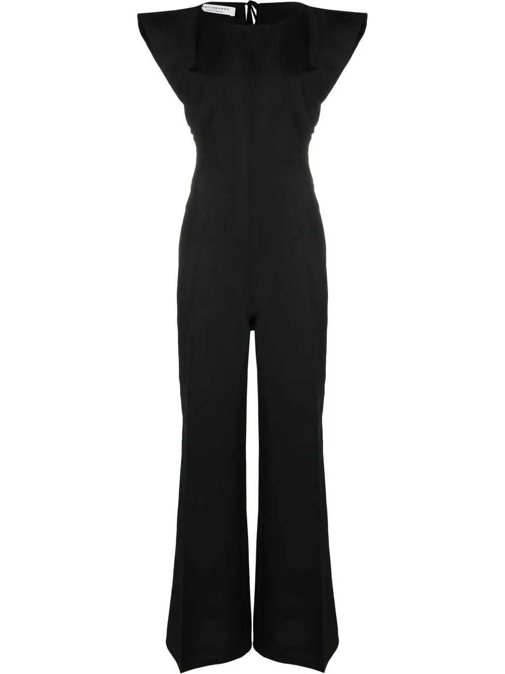 

Philosophy Di Lorenzo Serafini jumpsuit ancho con espalda descubierta - Negro