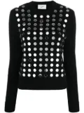 Coperni mirror-sequin jumper - Black