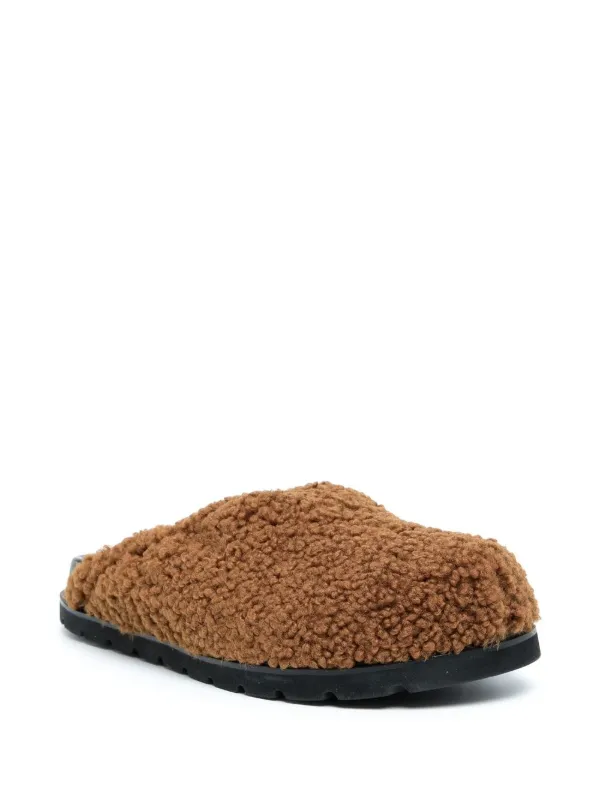 Faux fur slip deals on loafers