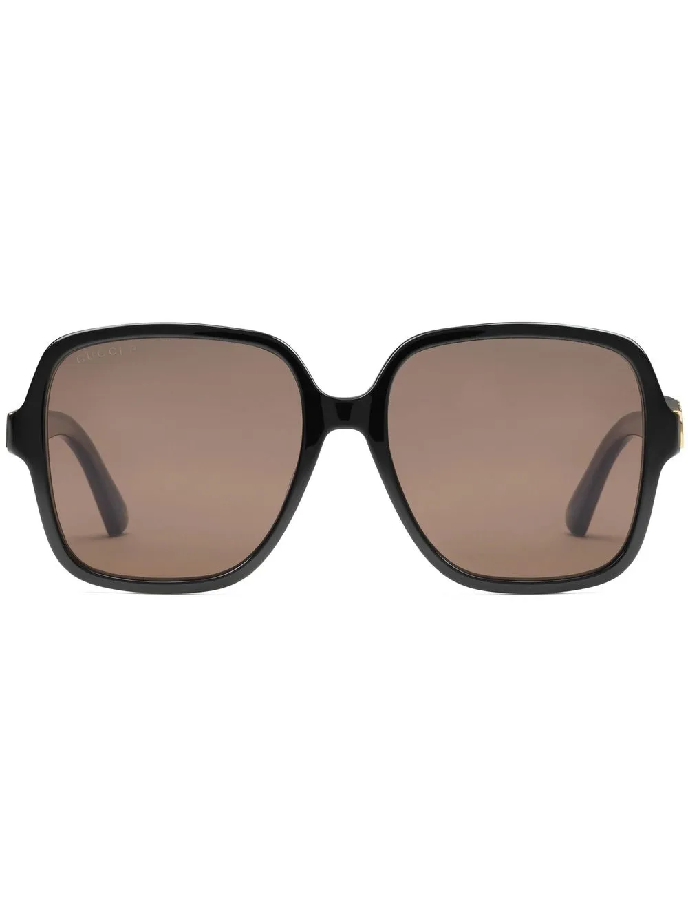 

Gucci Eyewear lentes de sol con armazón cuadrada oversize - Negro