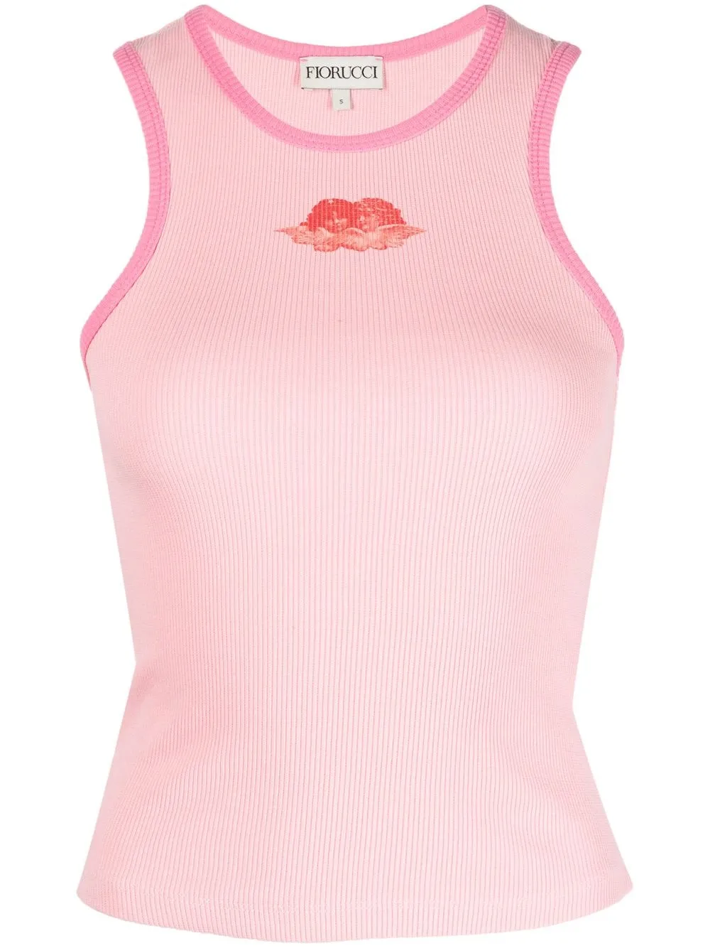 

Fiorucci camiseta con logo estampado - Rosado