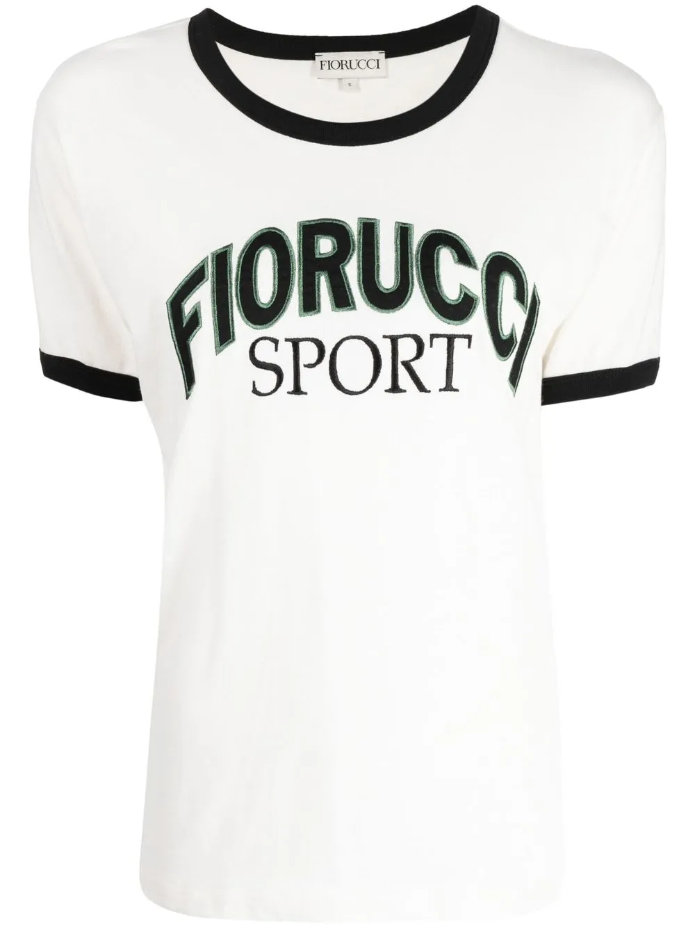 

Fiorucci Sport logo-embroidered T-shirt - White