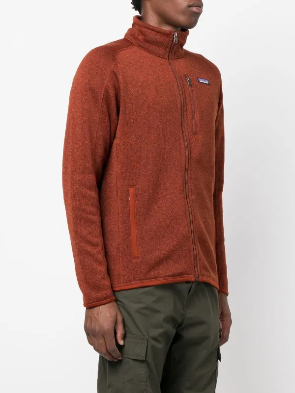 Patagonia logo-patch zip-up Fleece 