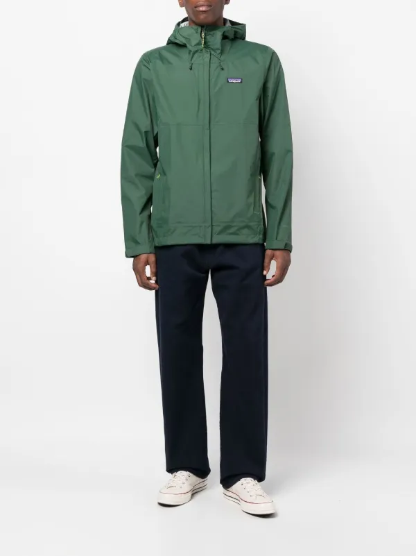 Patagonia logo-patch zip-up Sports 