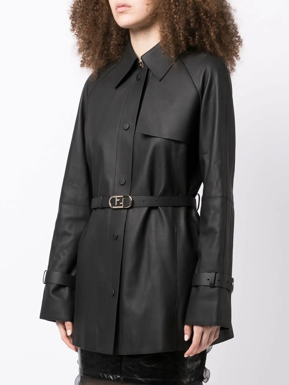 FELL LEATHER HALF SHIRT