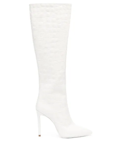Paris Texas 110mm leather stiletto boots