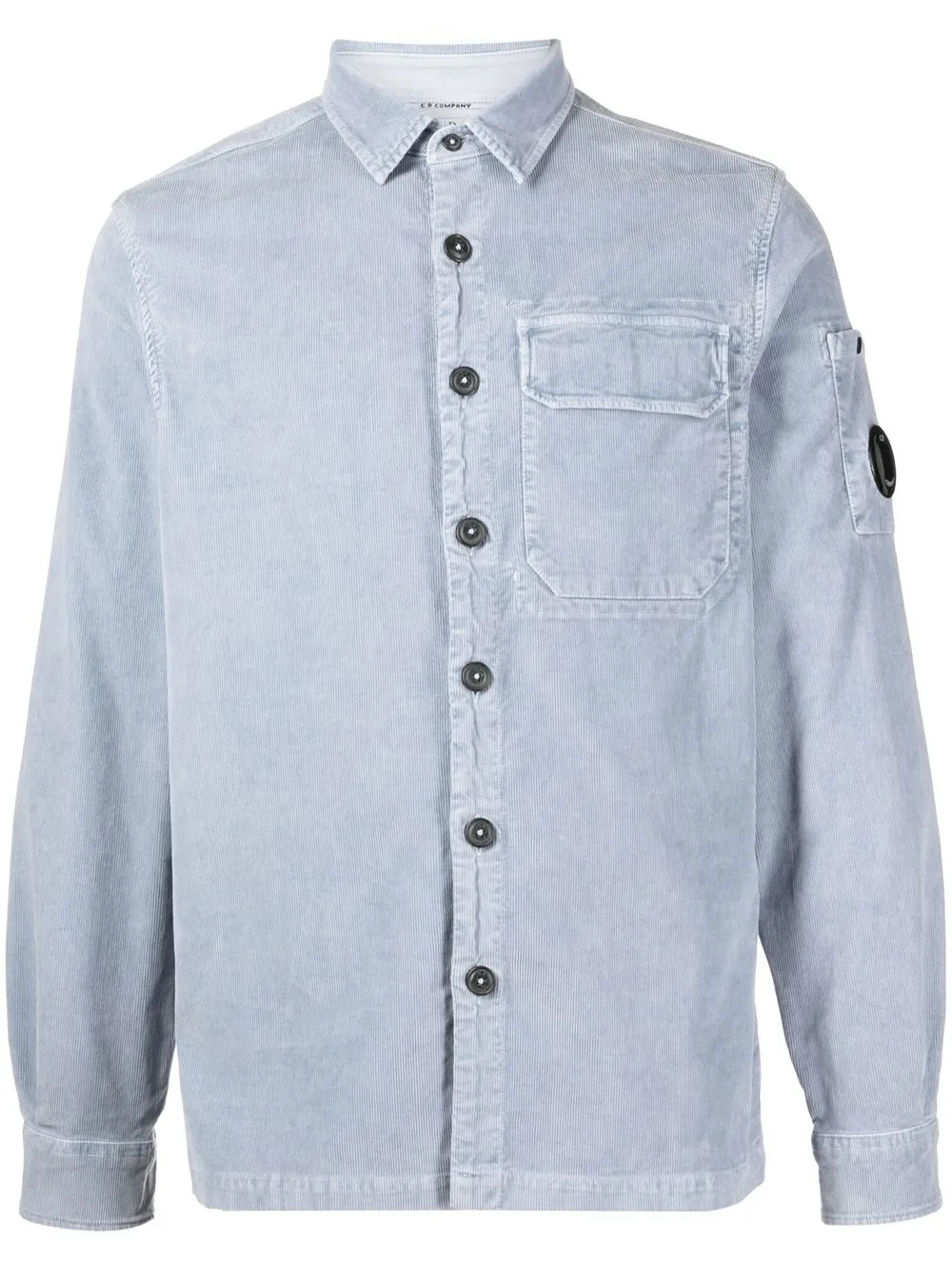 

C.P. Company button-up corduroy shirt - Blue