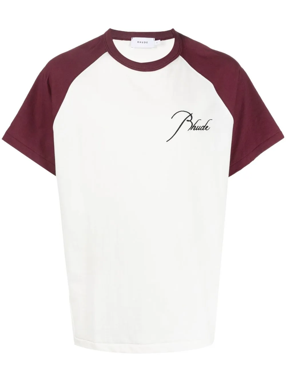 

Rhude logo-print short-sleeved T-shirt - White