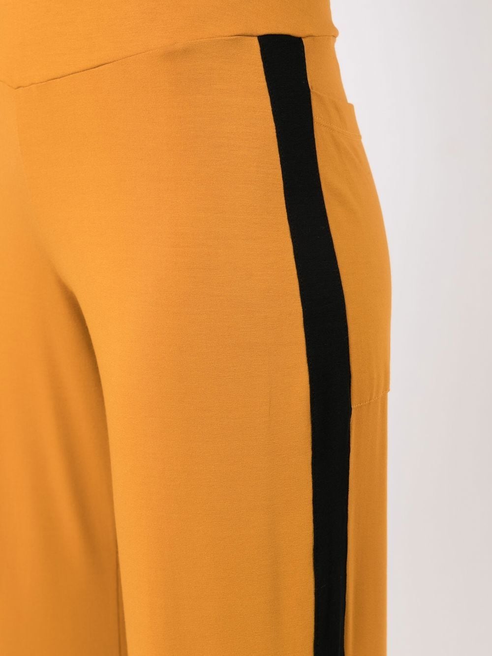 Shop Lygia & Nanny Saira Flared Jersey Trousers In Yellow