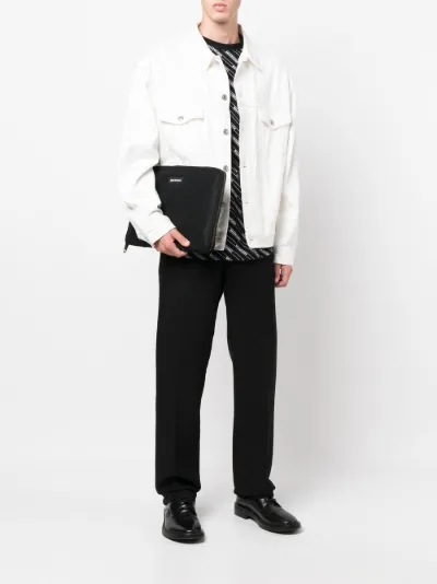 Balenciaga Explorer laptop case black | MODES