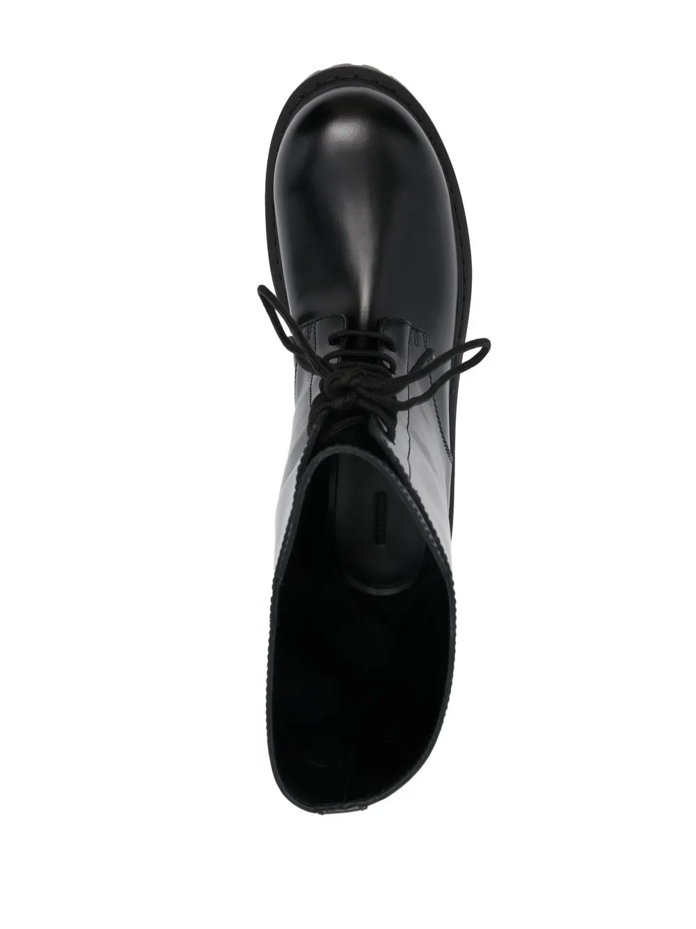 Shop Balenciaga Sergent 20mm Lace-up Boots In Black