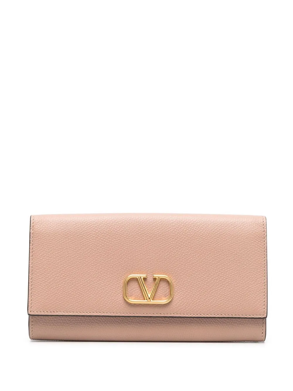 

Valentino Garavani cartera continental con placa VLogo - Neutro