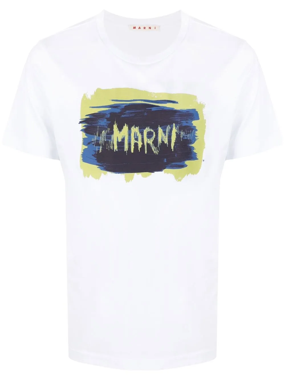 

Marni painted logo-print T-shirt - White