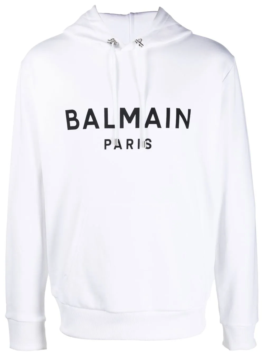 

Balmain hoodie con logo estampado - Blanco