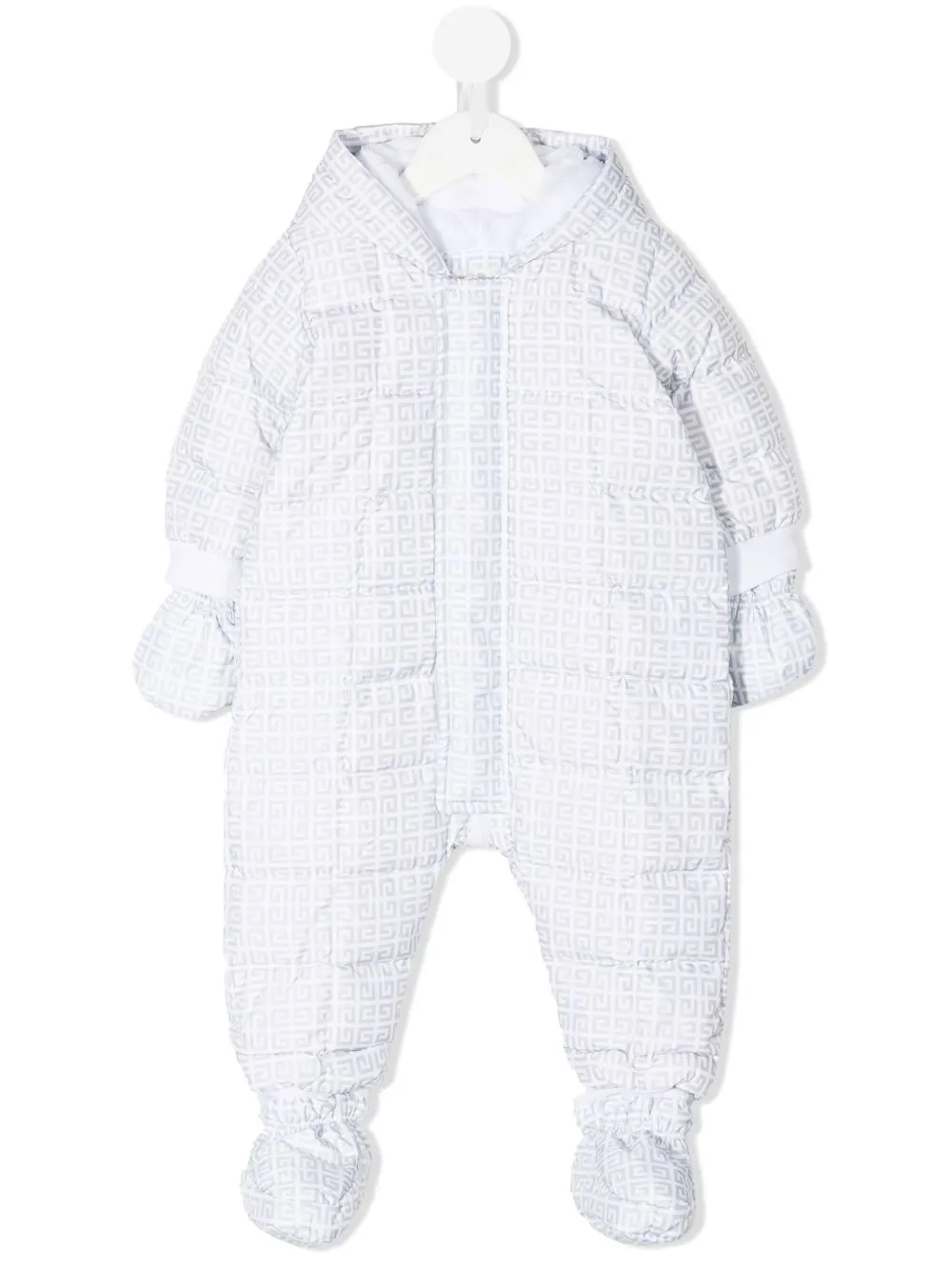 

Givenchy Kids body capitonado con motivo 4G - Blanco