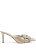 SJP by Sarah Jessica Parker Paley 70 bow-detailed mules - Grey