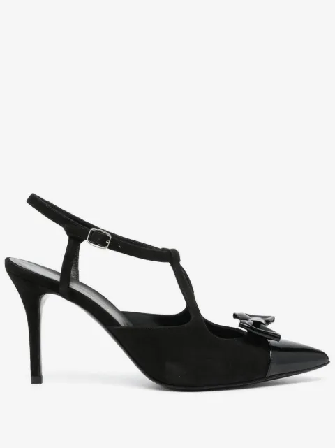 Alessandra Rich zapatillas con detalle de moño y tacón de 110mm