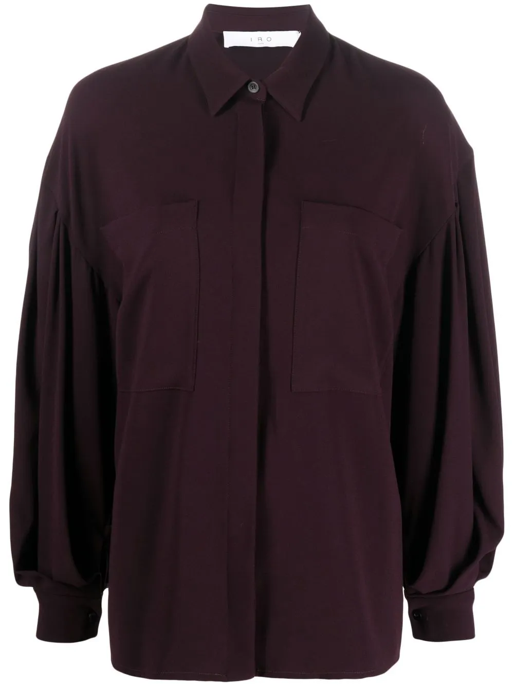 

IRO Signa puff-sleeve shirt - Purple