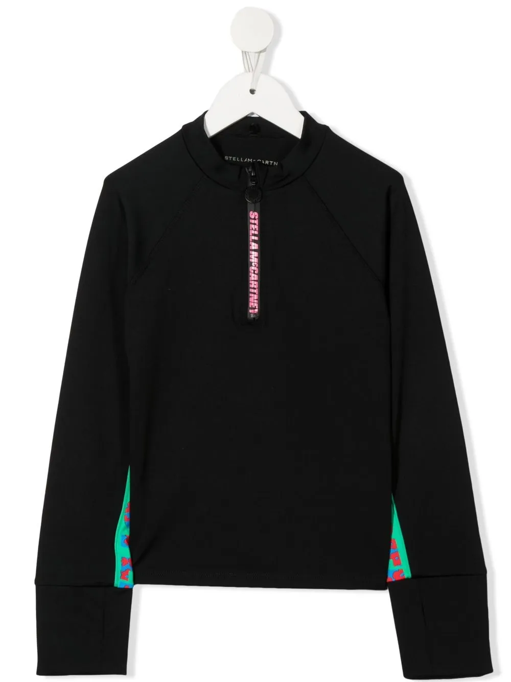 

Stella McCartney Kids playera stretch - Negro