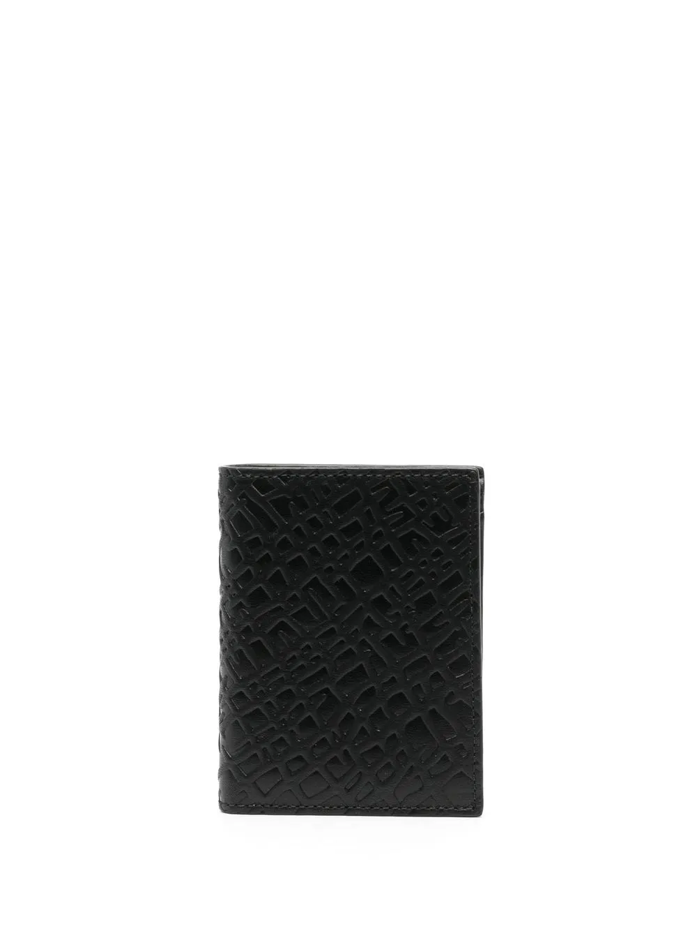 

Comme Des Garçons Wallet cartera con motivo en relieve - Negro