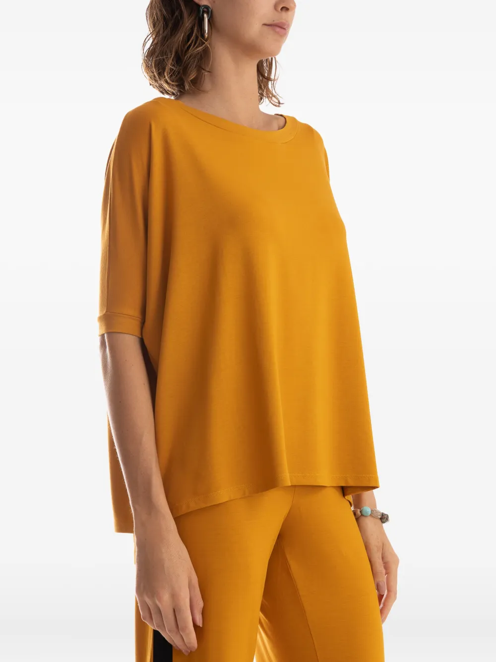 Lygia & Nanny Irati Half-sleeve T-shirt In Orange