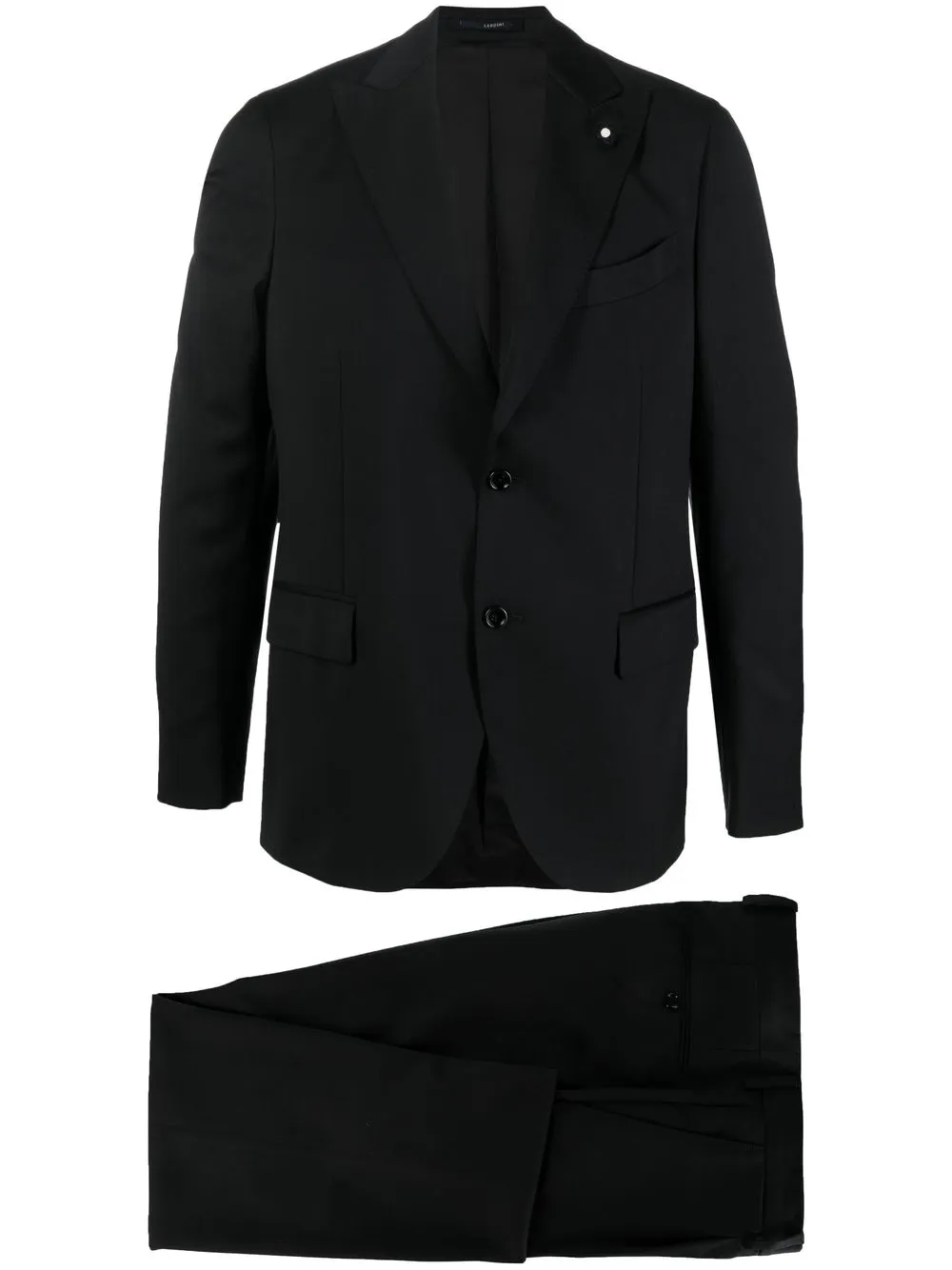 

Lardini traje con botones - Negro