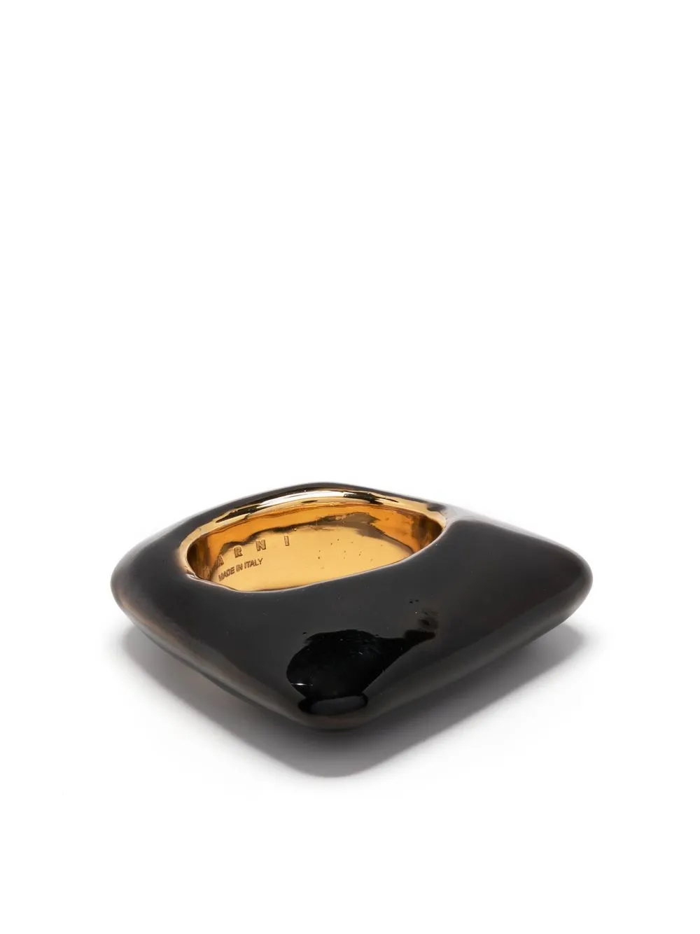 

Marni square-shape ring - Black