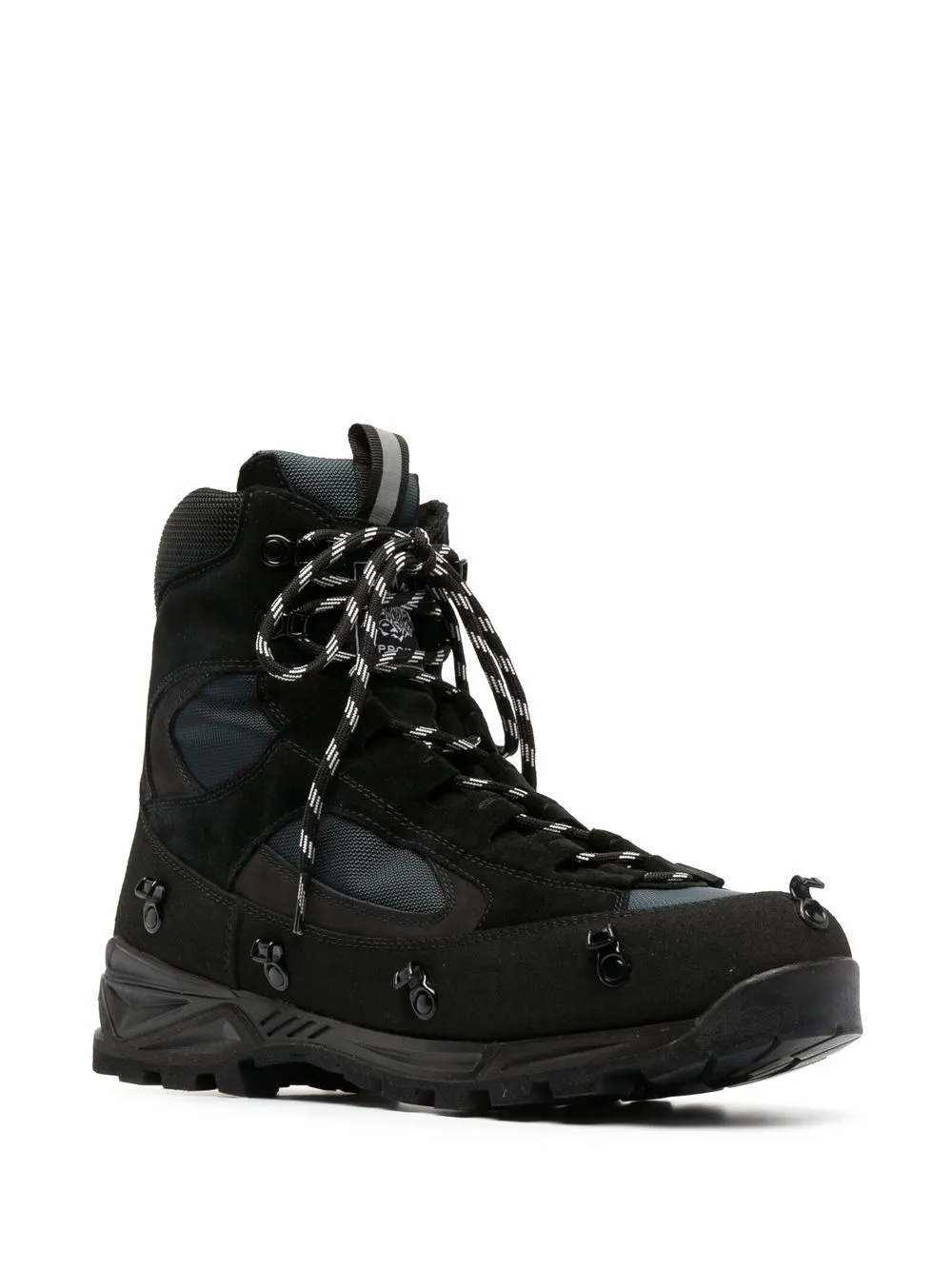 Y/project X Diemme Civetta Trekking Leather Ankle Boots In Black