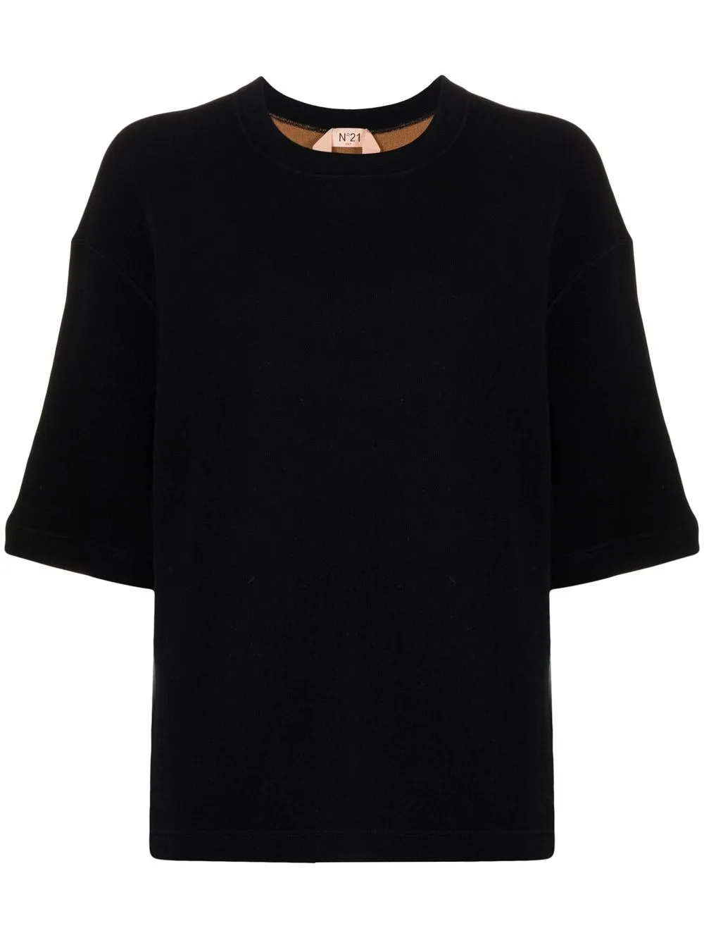 

Nº21 knitted oversized top - Black