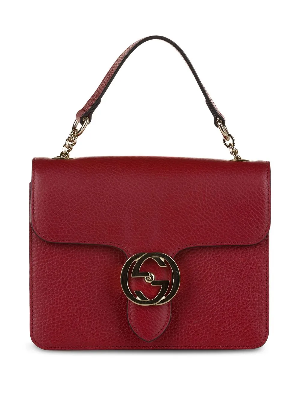 

Gucci Pre-Owned bolsa de mano con motivo Interlocking G - Rojo