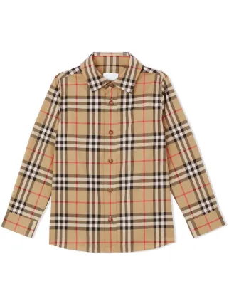 Burberry Kids バーバリー・キッズ ヴィンテージチェック シャツ